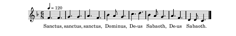 Sanctus, sanctus, sanctus Dominus